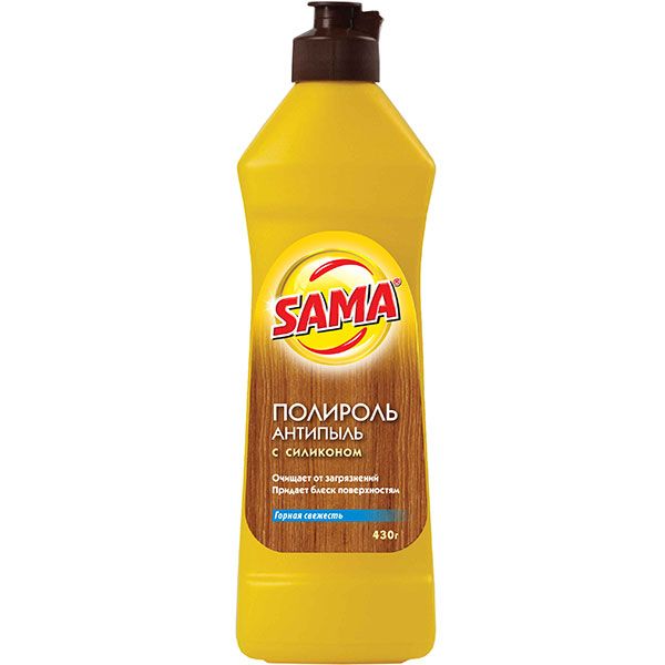 Поліроль SAMA антипил Гірська свіжість 430г