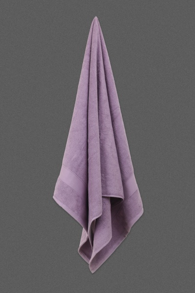 Набор полотенец махровых Tara с бордюром 2 шт 50x90 см сиреневый La Nuit 