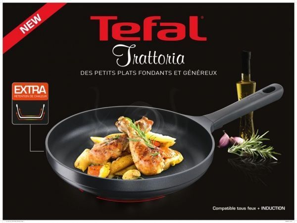 Сковорода Trattoria 28 см G6050614 Tefal