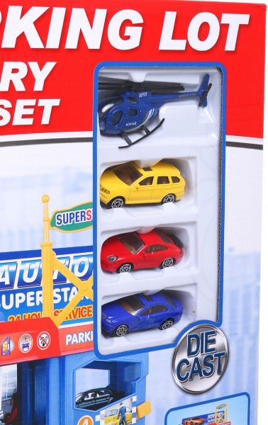 Гараж HLD Toys Parking Lot Luxury Set с лифтом 92126