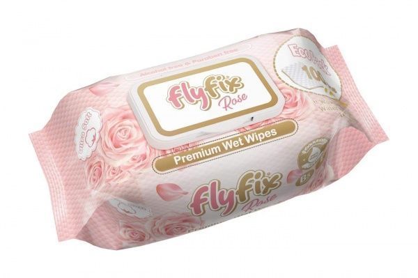 Дитячі вологі серветки Fly Fix Троянда 100 шт.