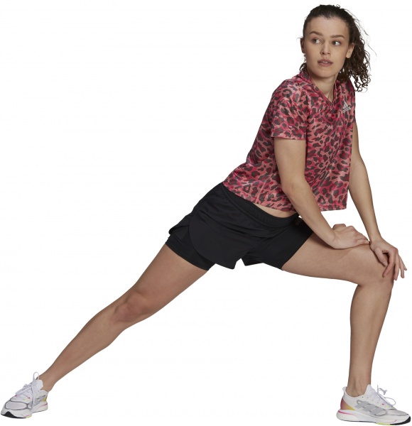 Футболка Adidas P.BLUE TEE GN1409 р.2XS рожевий