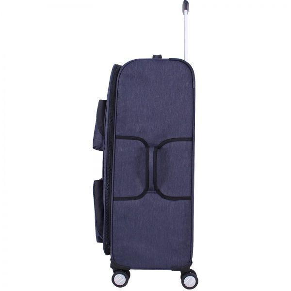 Чемодан Bagland 83 л темно-синий 3716927 