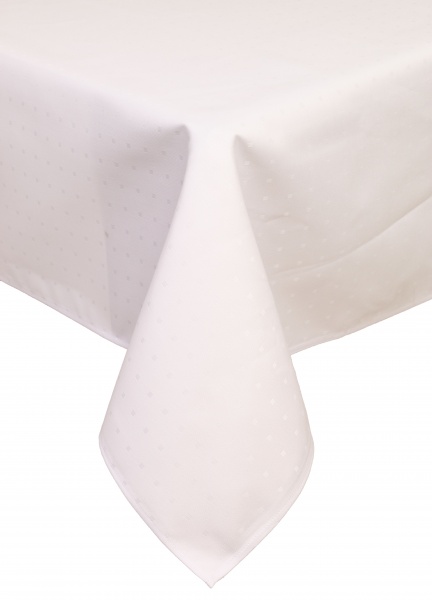 Скатерть Казбек 521-19/00 кубики 180x140 см белый Эдельвика 