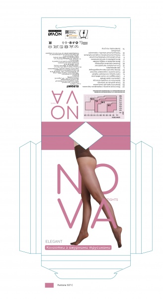 Колготки женские Nova Elegant 40 den р. 3 бежевый