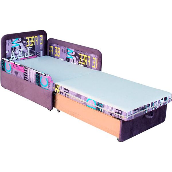 Тахта Берегиня Маріо ліва 750x970x660 мм фіолетова