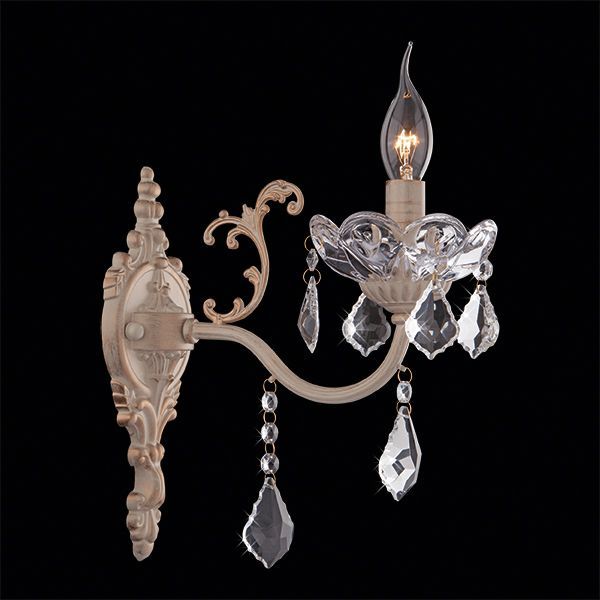 Бра Strotskis Chelina 1x40 Вт E14 біло-золотистий 10005/1 