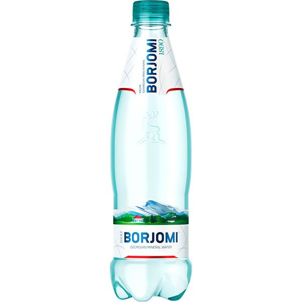 Вода минеральная Borjomi сильногазированная 0,5 л (4860019001353) 