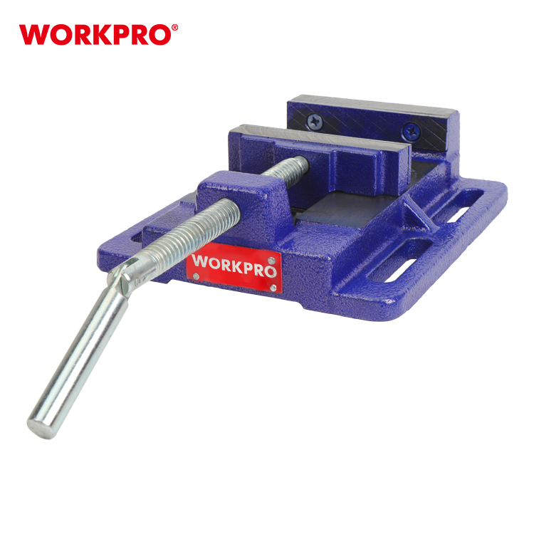 Тиски WORKPRO 100 мм PRO