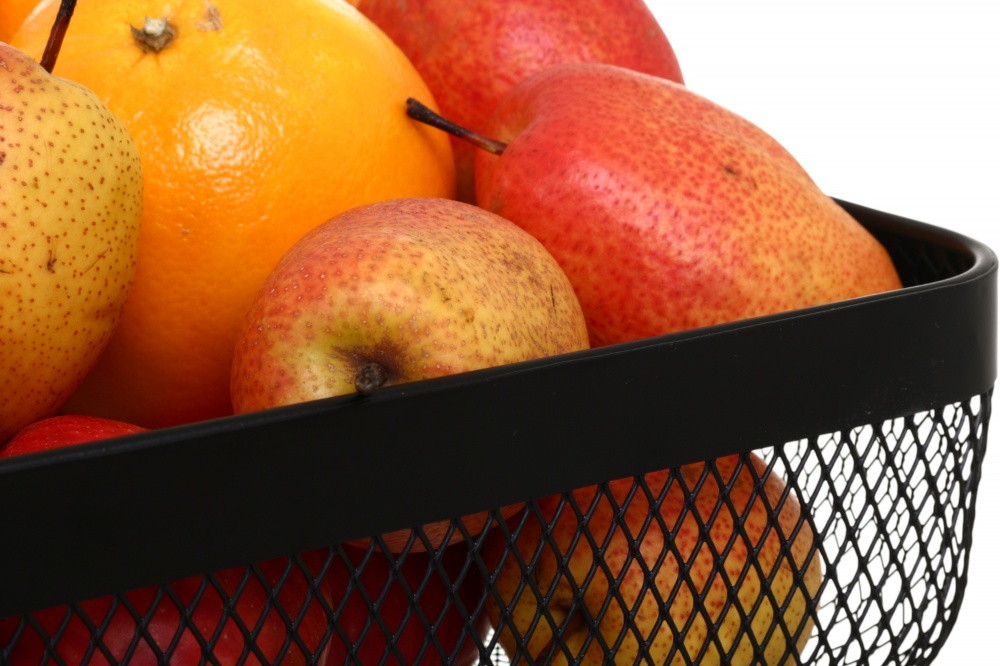 Корзинка для фруктов Flamberg Premium Fernie квадратный 26,5х9,8 см черный