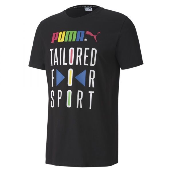 Футболка Puma Graphic Tee TFS 59716701 S чорний