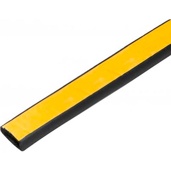 Уплотнитель самоклеющийся фигурный A.T.T. D-профиль черный