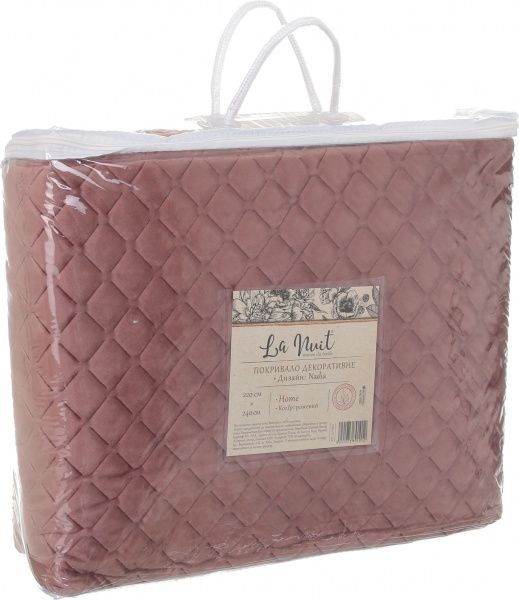 Покрывало 220х240 см 220x240 см La Nuit розовый 