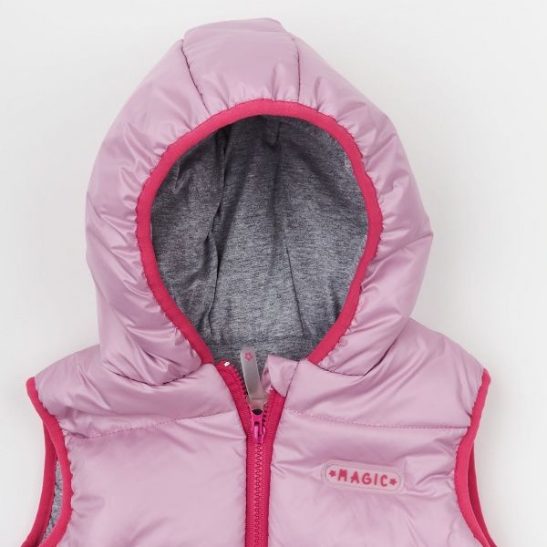 Жилет детский для девочки Соня р.122 светло-розовый 