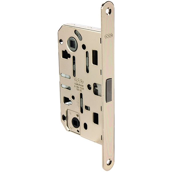 Дверний замок міжкімнатний AGB Mediana Polaris WC 96 нікель