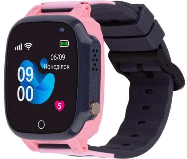 Смарт-часы детские AmiGo GO008 MILKY pink