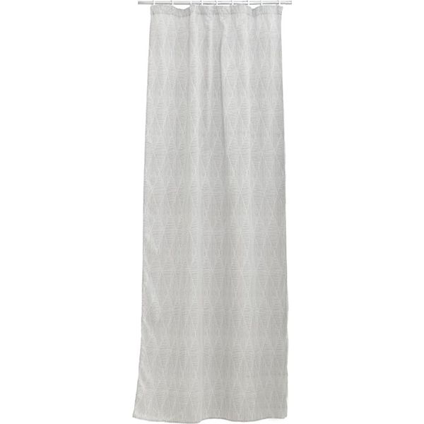 Штора La Nuit Жакард Ромб сіра 140х275 см