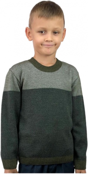 Джемпер для хлопчика ART KNIT Тріо р.140 хакі 