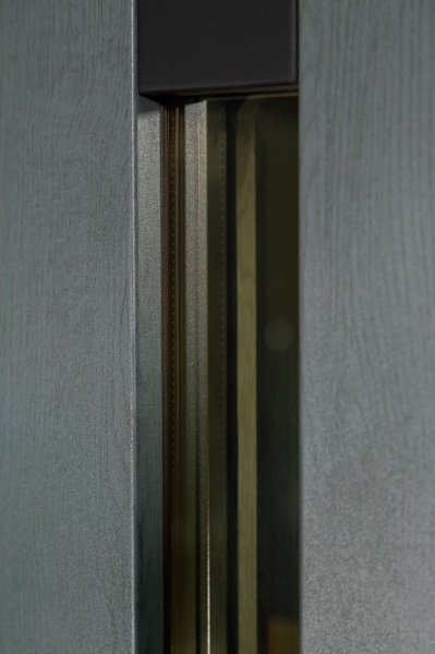 Двері вхідні Булат Термо House-705 антрацит / дуб полярний 2050x950 мм ліві