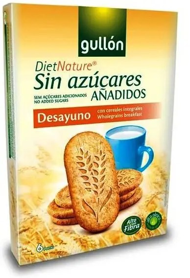 Печенье Gullon без сахара Diet Nature Desayuno 216 г 
