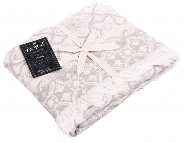 Плед Marakesh 130x170 см светло-серый La Nuit 