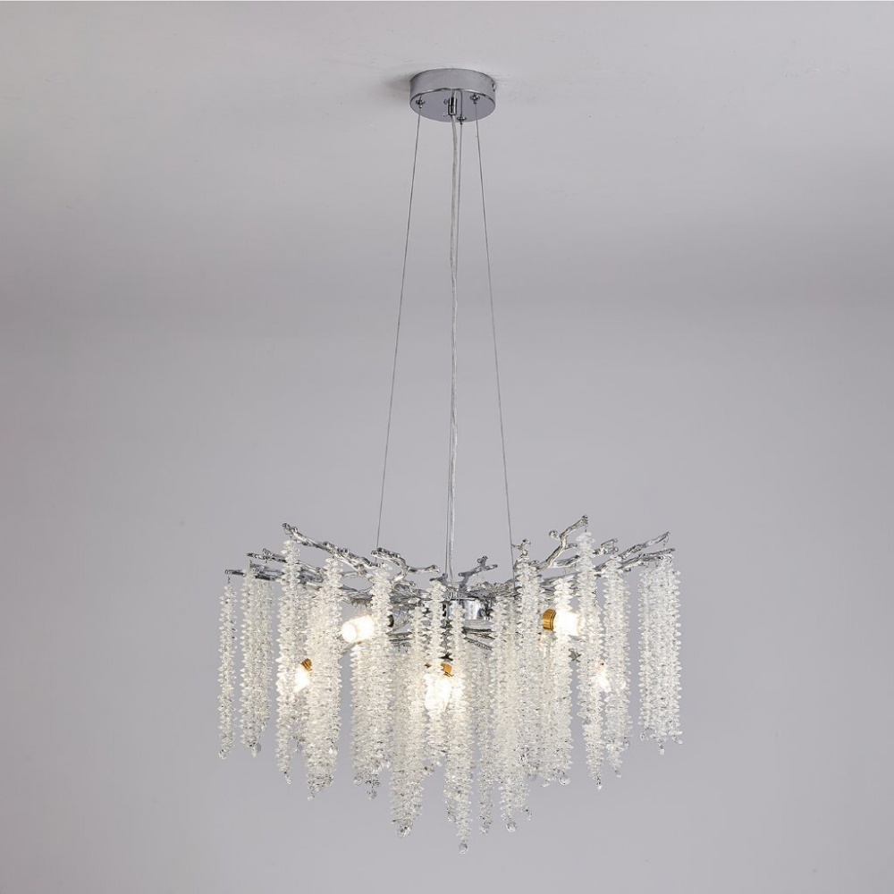 Люстра підвісна Luminaria Emma 8xE14 хром EMMA 8xE14 R600 CHROME