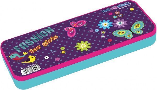 Пенал шкільний Fashion CF85549 Cool For School бірюзовий