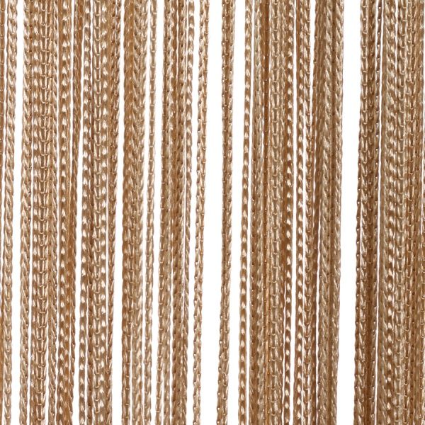 Штора Нитки 300x280 см золото UP! (Underprice)