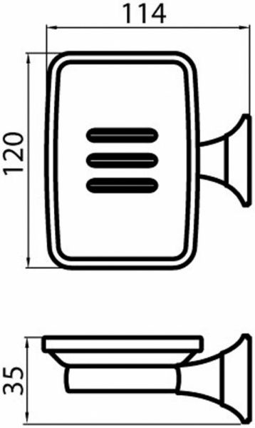 Мыльница Aqua Rodos Boston 1205