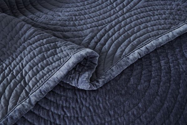 Покривало Velvet Circle 240x260 см La Nuit сірий 