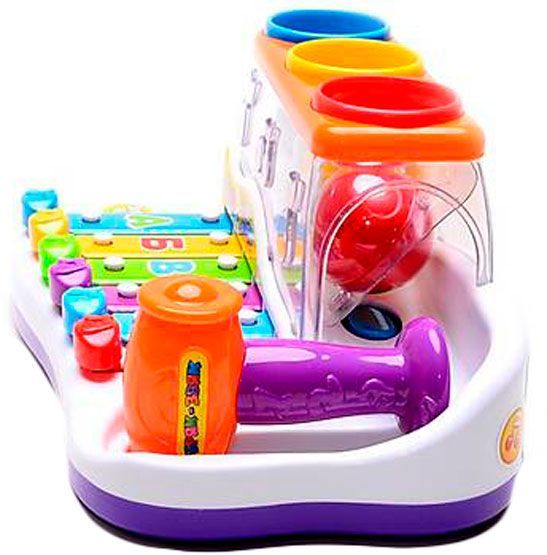  Ксилофон JT 9199 с шариками и молоточком