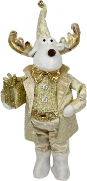 Декорация новогодняя SHENZHEN NANSING SCIENCE лось во фраке 53 см 