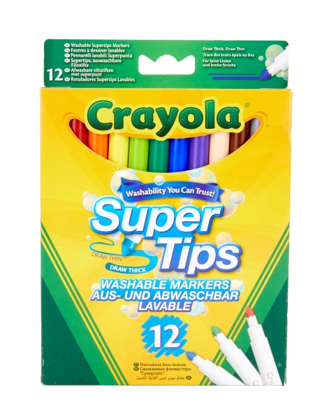Набор фломастеров 12 шт./уп. (washable) Crayola