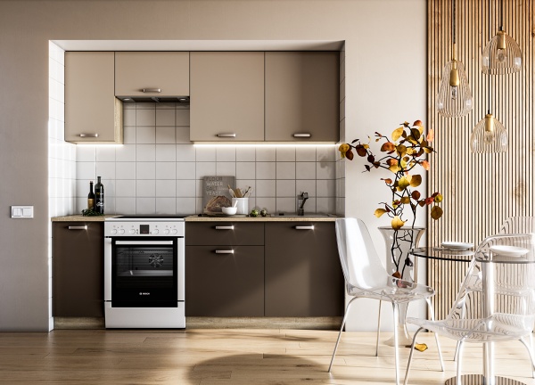 Кухня Мокачино Грейд МДФ 2,2 м 