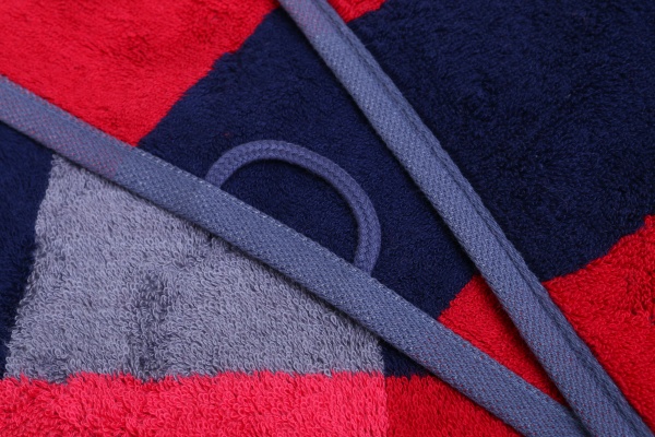 Полотенце махровое Mosaic 80x150 см деним Cawo 