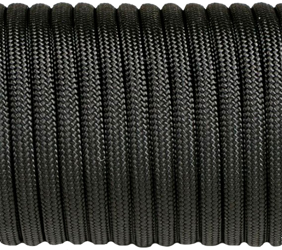 Шнур C&M tactical нейлон 550 10 м 4 мм 10 м чорний 0,08 кг