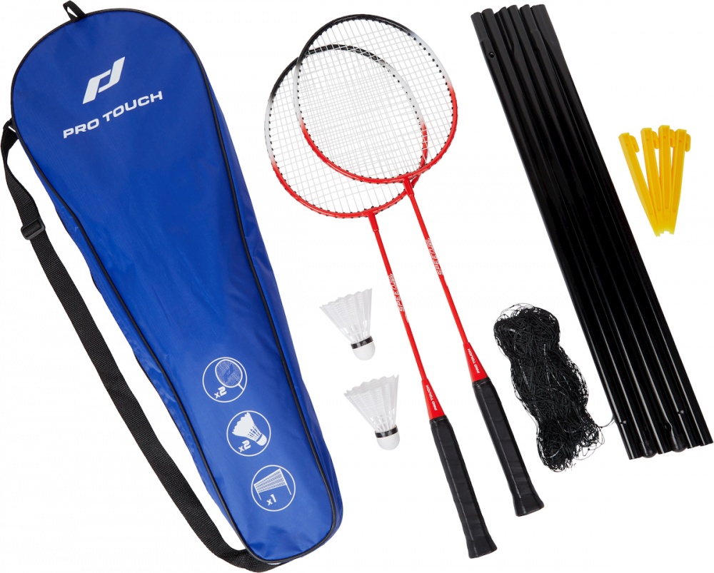 Набор для бадминтона Pro Touch Speed 100 - 2 Ply net set синий