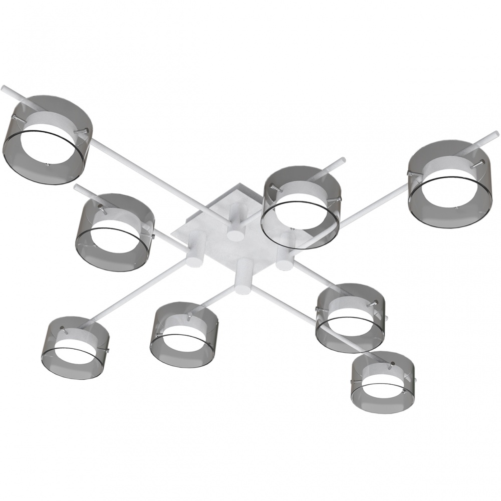 Люстра потолочная Hopfen STARK FJORD-GX-8S WH 8xGX53 белый