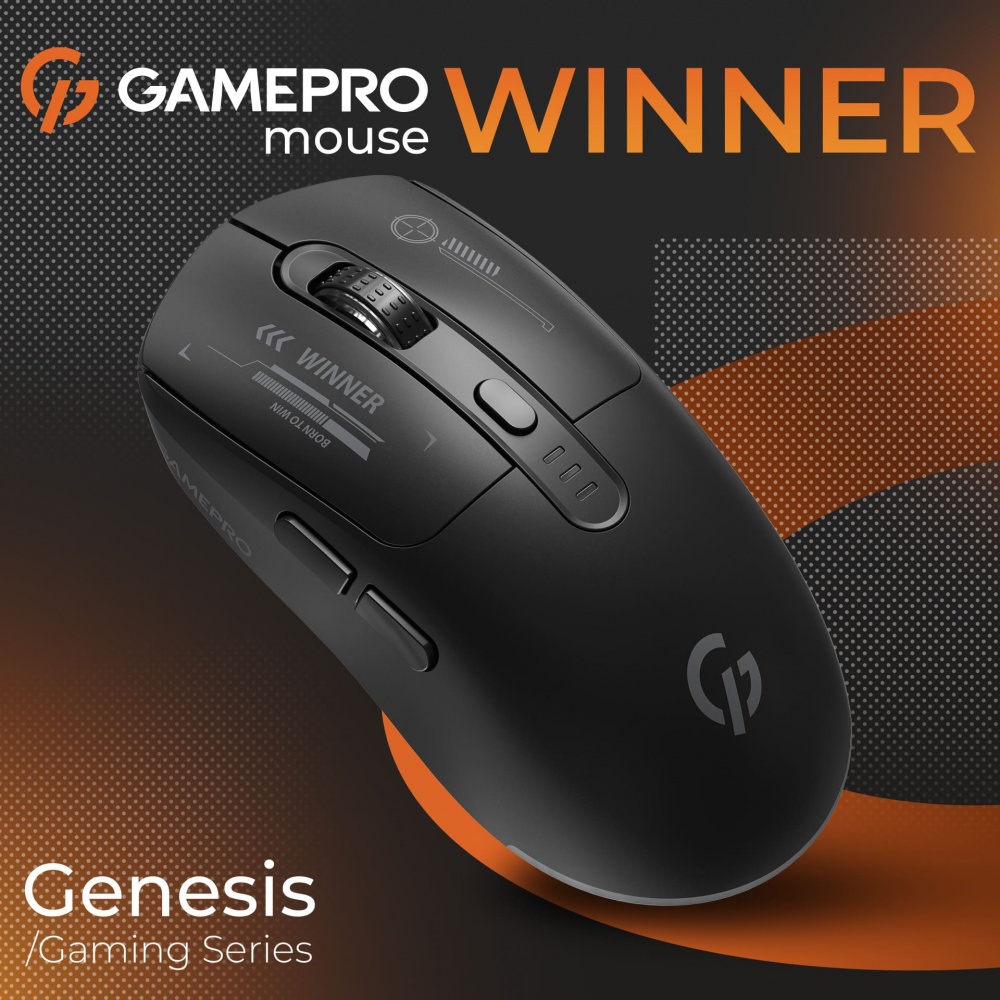 Мышка беспроводная GamePro Genesis Winner black (GM079B)