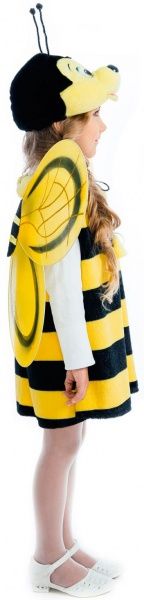 Костюм карнавальний КАРНАВАЛІЯ Бджілка р.122 чорний із жовтим 89047 