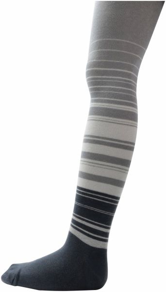 Колготки детские Duna 4В 439 р.128-134 в полоску/серый 