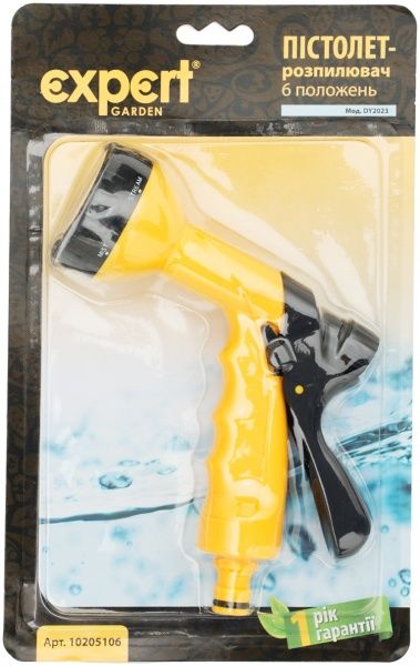 Пістолет-розпилювач EXPERT Garden 6 положень DY2023