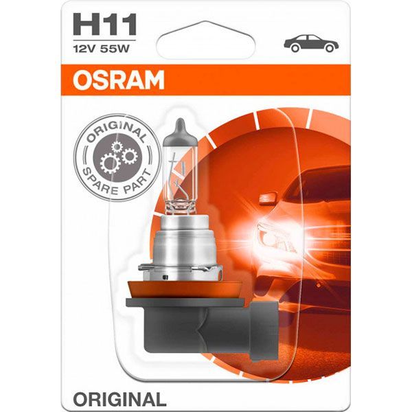 Лампа галогенная Osram (64211-01B) H11 PGJ19-2 12 В 55 Вт 1 шт