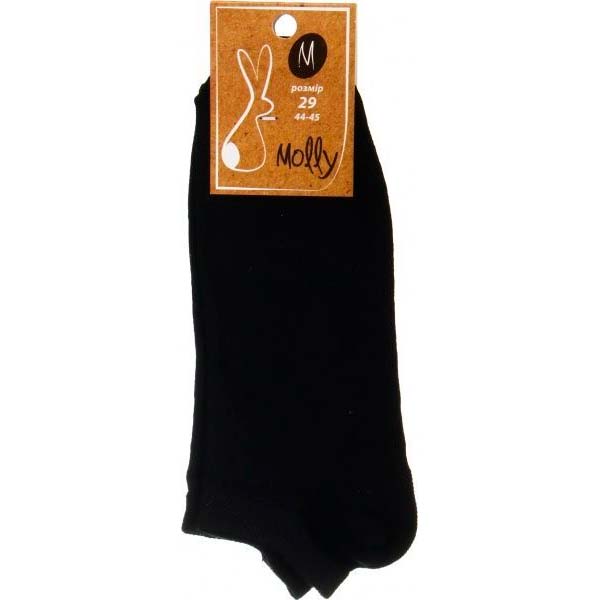 Шкарпетки чоловічі Молли р. 29 чорний