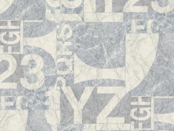 Шпалери вінілові на флізеліновій основі Слов'янські шпалери Elegance collection Цифри 2359-04 1,06x10,05 м 