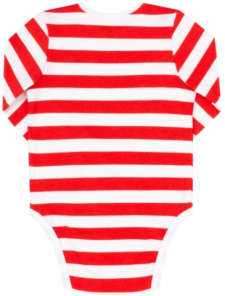 Боді унісекс Bembi БД201 р.80 білий із червоним 1201701135.L12 