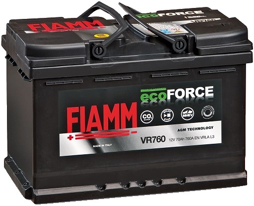 Аккумулятор автомобильный Fiamm ECOFORCE AGM 105Ah 950A 12V «+» справа (FIM 7906203)