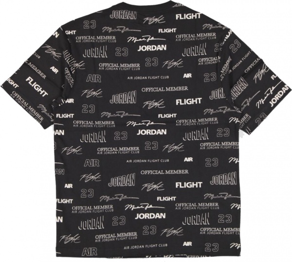 Футболка Nike M J FLT MVP STMT 85 SS CREW DX9573-045 р.S чорний