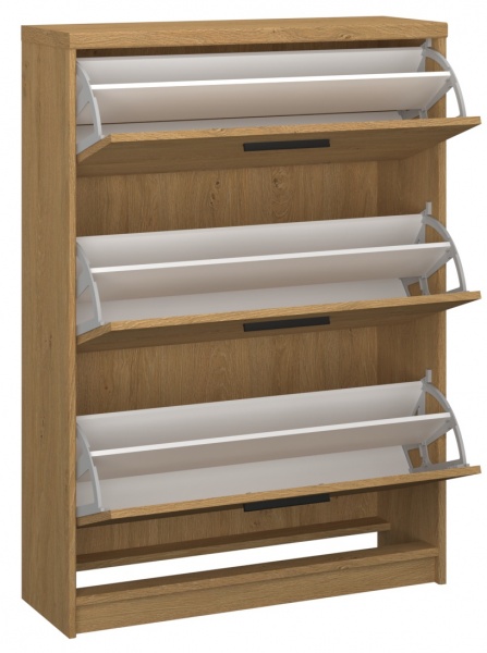 Тумба для обуви 3K PAVI 843x287x1180 мм дуб каменный 