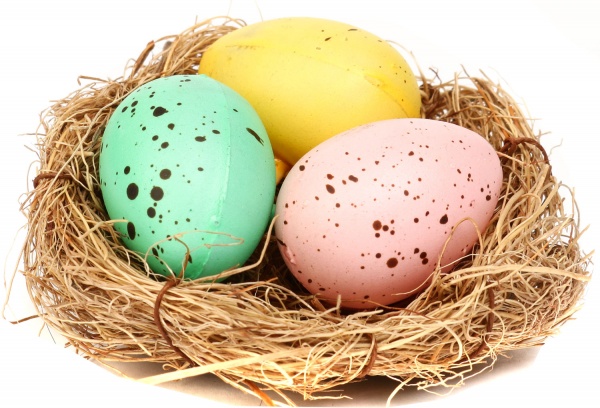 Декорация пасхальная Яйца в гнезде E580071